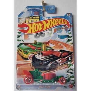 2024 HOT WHEELS GREEN HOT TUB 2/5 CHRISTMAS HOLIDAY EDITION